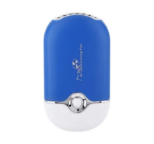 Mini ventilatore tascabile USB Batteria al litio incorporata Ventilatore da viaggio ricari...