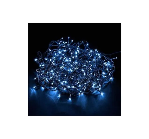 Giocoplast Natale - Minilucciole 192 Led Blu GIOCOPLAST per Interno/Esterno 8 mt