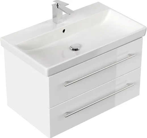  - Mobile bagno con lavabo Villeroy & Boch Avento 80cm bianco lucido