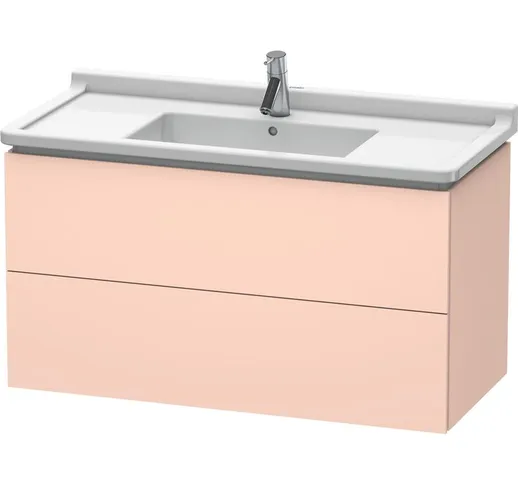 Mobile toilette L-Cube Vanity a parete, 2 cassetti, 1020 mm, per Starck 3, colorazione: Al...