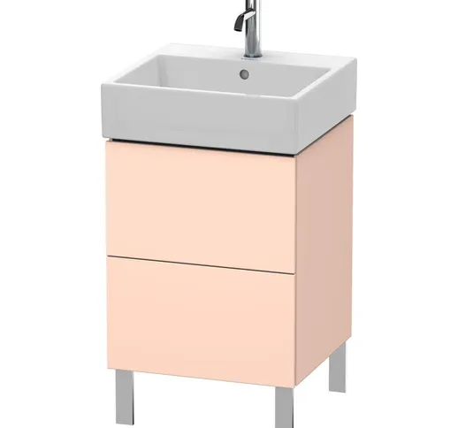 Mobiletto L-Cube Vanity verticale 48,4 x 45,9 cm, 2 cassettoni, per Vero Air 23505050, col...