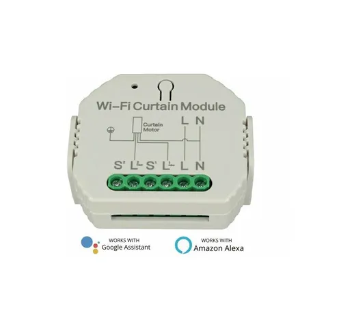 Modulo Switch Tapparelle Tende Persiane Interruttore WiFi 220V 2A Compatibile Con Alexa Go...