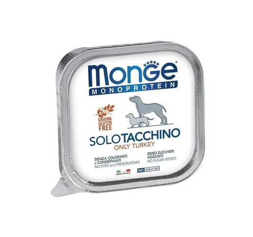 Monge - Monoproteico Solo per Cane da 150 gr Tacchino
