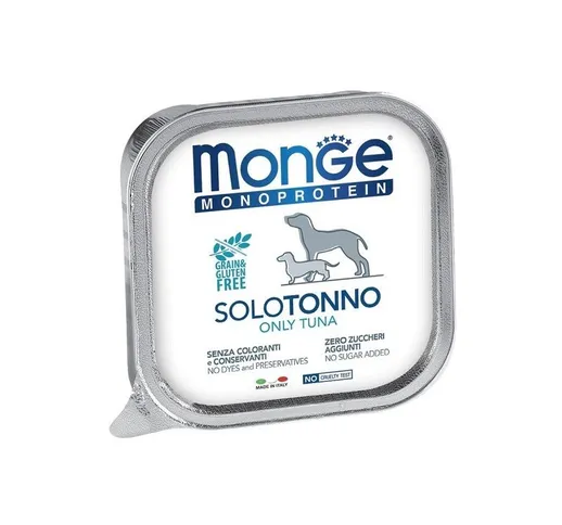 Monge - Monoproteico Solo per Cane da 150 gr Tonno