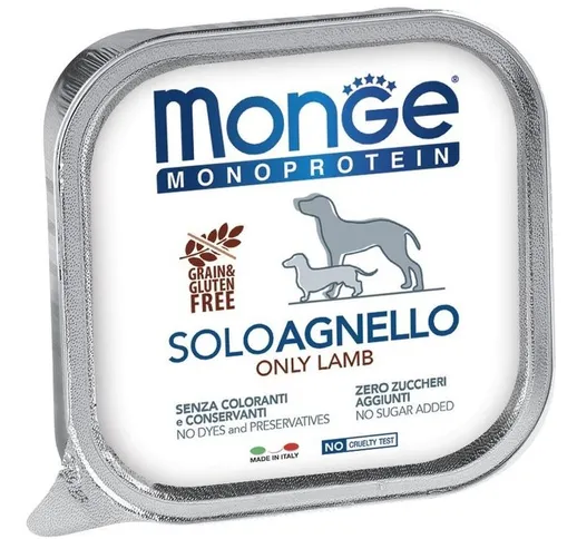 Monge - Monoproteico Solo per Cane da 150 gr Agnello