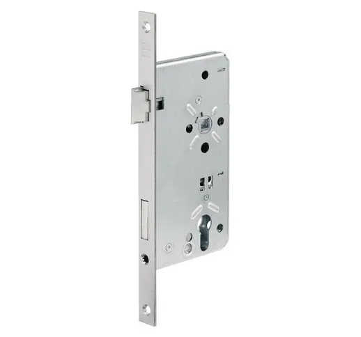 Serratura da infilare per porta di casa 0024 PZW 22/80/92 / 10mm DIN R argento ktg.