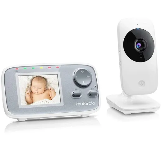 Baby Monitor Controllo Sonno Sorveglianza Bambino Neonato Audio Video Motorola