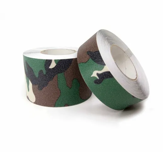 Nastro adesivo antiscivolo camouflage mimetico per scale e pavimenti Larghezza - 50mm x 18...