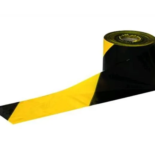  - Nastro Segnaletico Giallo-Nero 200Mt H.Mm. 70