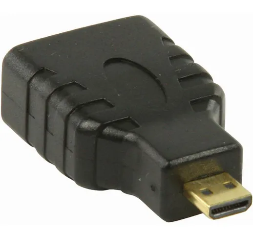 Adattatore HDMI™ | Micro connettore HDMI ™ | HDMI ™ femmina | Placcato oro | Dritta | ABS...