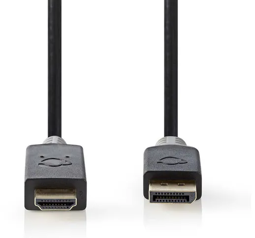 Cavo Displayport | DisplayPort maschio | Connettore HDMI ™ | 4K@60Hz | Placcato oro | 2.00...
