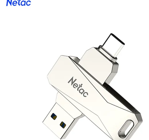Asupermall - Netac U782C 128GB Type-C + USB doppia interfaccia Flash Drive Plug & Play del...
