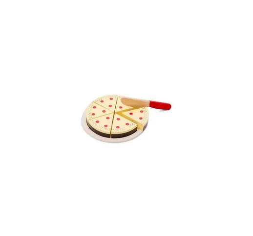 New Classic Toys 10585 - Torta Da Tagliare - Crema Legno