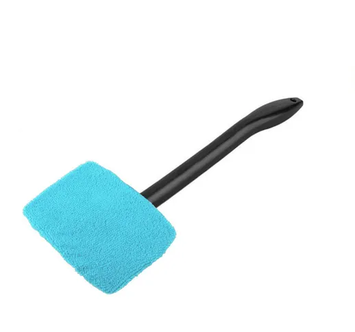 New Microfiber Auto Window Cleaner Windshield Fast Easy Shine Brush Handy Washable Cleanin...