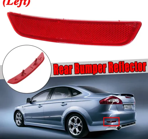 New Red Lato Sinistro Paraurti Posteriore Adesivi Riflettore Per Ford Per Mondeo MK4 2007-...