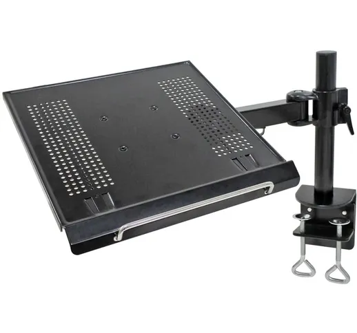 Supporto da Tavolo per Laptop 10'-22' Regolabile 57 cm Nero - Nero - Newstar