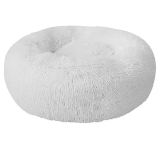 Nido di peluche rotondo, Bianco-70 cm di diametro