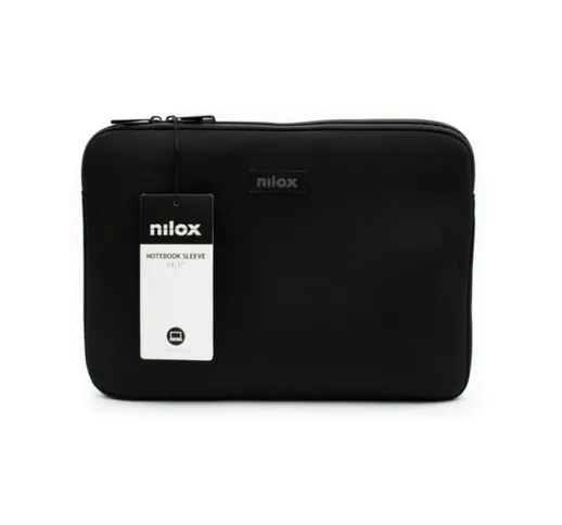 Nilox NXF1401 borsa per notebook 35,8 cm (14.1') Custodia a tasca Nero
