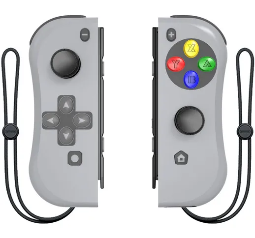 Nintendo Switch wireless Joy-con NS SomatOSENSORY Game Joy-Con vibrazione Bluetooth (grigi...
