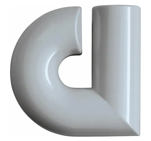Numero civico lettera a speciale poliammide 99 bianco puro 88,3mm D.33mm Hewi