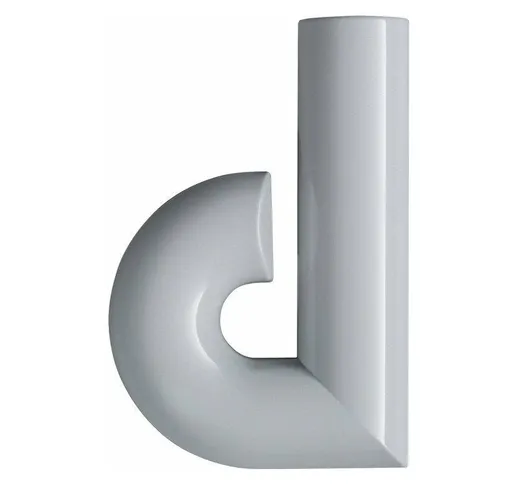 Hewi - Numero civico lettera d poliammide speciale 99 bianco puro 134,4mm D.33mm
