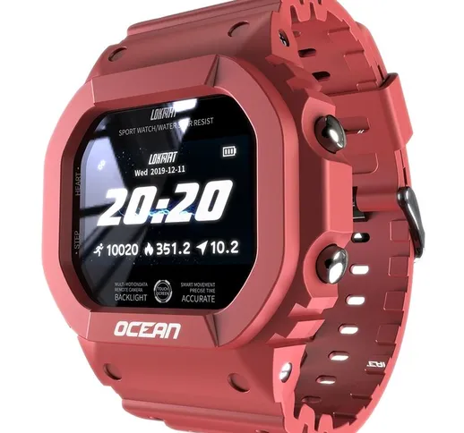[NUOVO] Ocean Smartwatch Touch Screen Fitness Tracker IP68 Waterproof Orologio Sportivo Bl...