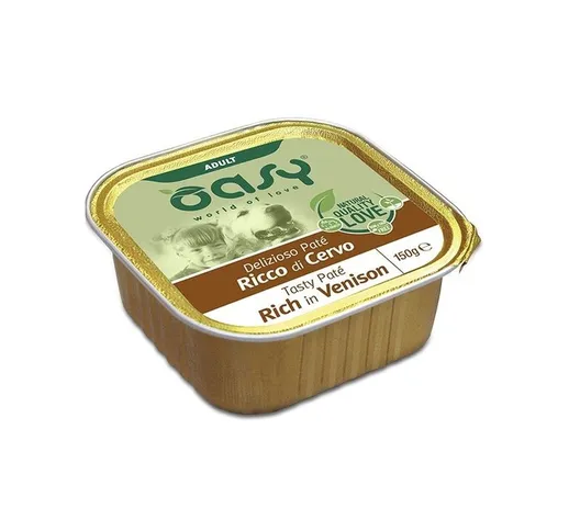 Oasy - Delizioso Patè per Cani da 150 gr Cervo