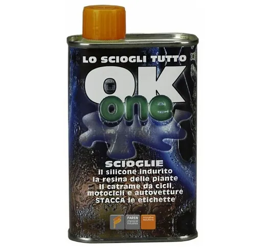 Faren - Ok one sciogli tutto rimuovi silicone catrame resine e stacca etichette