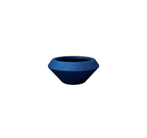 OLIMPICO RUSTICO VASO A TUTTA CAPIENZA H 15 cm VARI KLORIS | Colore: Blu