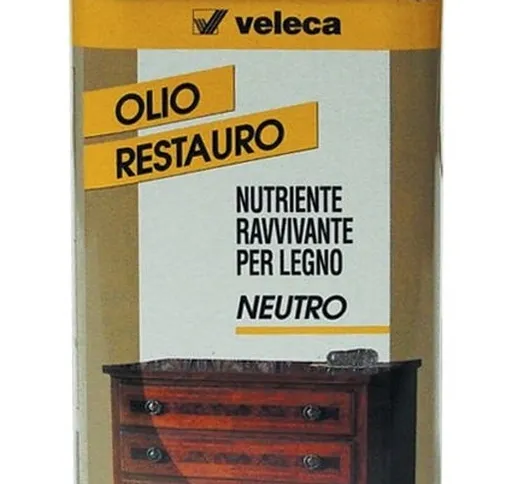 Veleca - Olio Restauro per Legno, Mobili art. 337 colore Neutro 250 ml