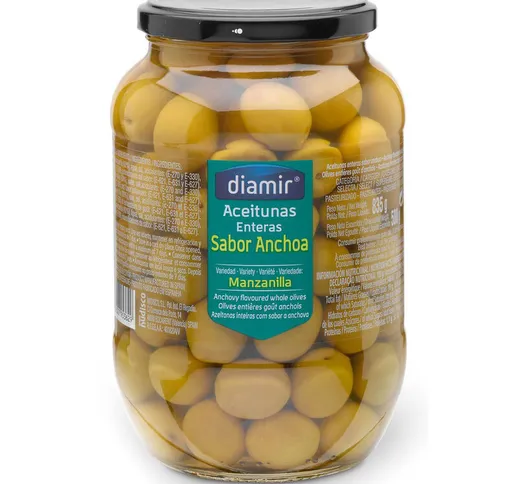 Olive Manzanilla Acciughe (850 ml) - Diamir