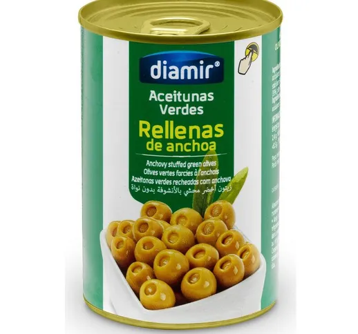 Olive Ripiene di Acciughe (292 g) - Diamir