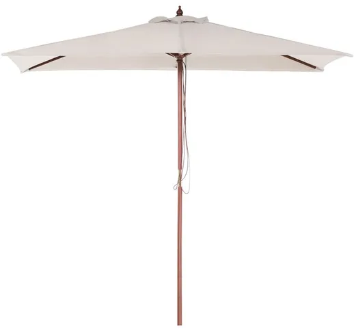 Ombrellone da giardino beige 144 x 195 cm FLAMENCO