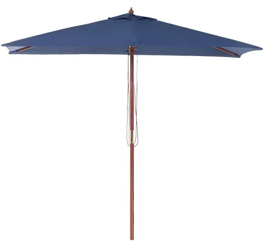 Ombrellone da giardino blu scuro 144 x 195 cm FLAMENCO