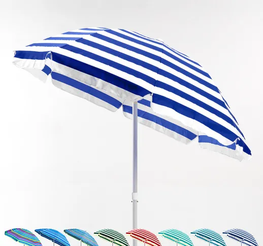 Ombrellone mare spiaggia cotone 180 cm leggero Taormina | Fantasia Mare 7