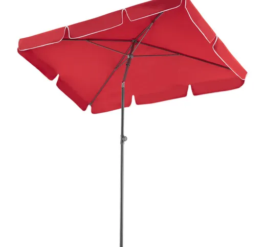 Tectake - Ombrellone Vanessa 200 x 125 cm regolabile in altezza e inclinabile - ombrellone...