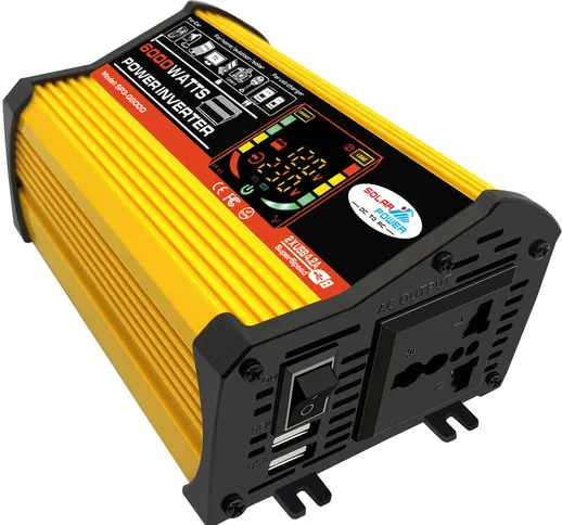 Onda sinusoidale modificata Inverter con display LED intelligente | leggendari tre generaz...