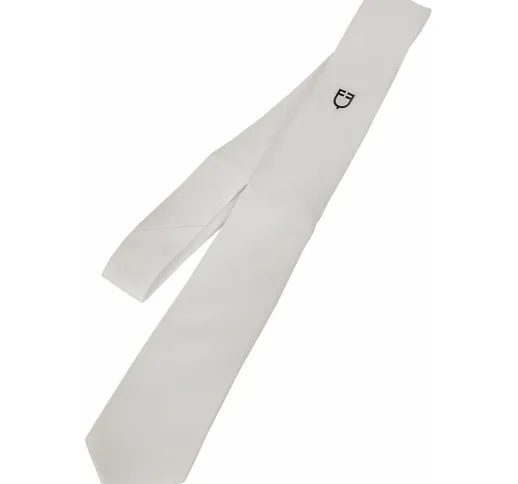 Equestro - Cravatta da concorso modello Jam : ONE SIZE, bianco