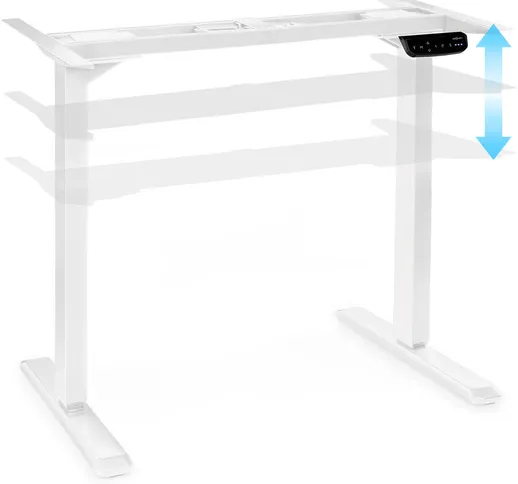 Multidesk Comfort scrivania regolabile elettricamente in altezza bianco