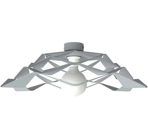 Lumicom - migra Plafoniera, 1X E27, max 42W, metallo, grigio, D.60cm