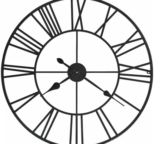 Orologio da Parete Vintage al Quarzo in Metallo 80cm xxl