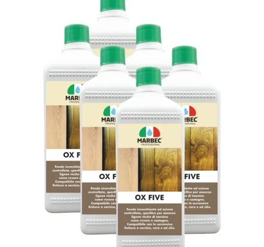 Ox five 1LTX6PZ Prodotto specifico per l'invecchiamento del legno rovere o castagno, compa...