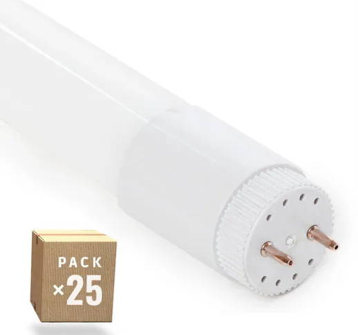 Pacchetto 25 Tubi led T8 18W 1.800Lm 6000ºK Bicchiere 120Cm 40.000H [LM-LM1063-CW]
