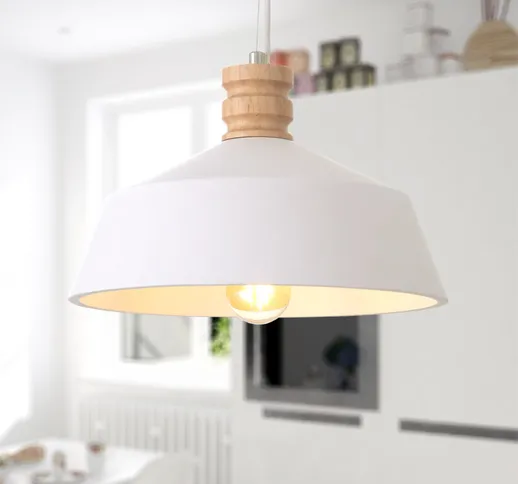 Paco Home - Lampada a sospensione a , E27, per soggiorno, sala da pranzo, cucina, regolabi...