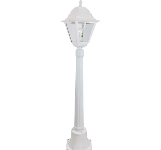 Paletto da Esterno Lampione H110 cm  New York Bianco