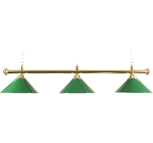 Palo della lampada da biliardo con tre tonalità, verde - Groen