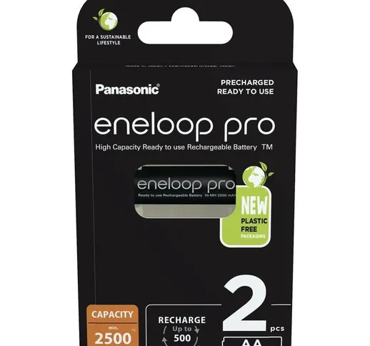 Eneloop pro HR06 Batteria ricaricabile Stilo (aa) NiMH 2500 mAh 1.2 v 2 pz. - 