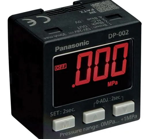 Sensore di pressione 1 pz. DP-001-P -1 bar fino a 1 bar (L x L x A) 25 x 30 x 30 mm - 