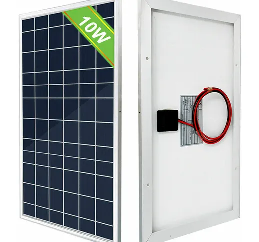 Pannelli solari 10W 12V Modulo solare PV 10W Poly per ricarica batteria camper casa auto