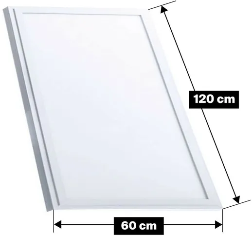 Dalle led 120X60 60w Blanc Neutre + Transformateur inclus